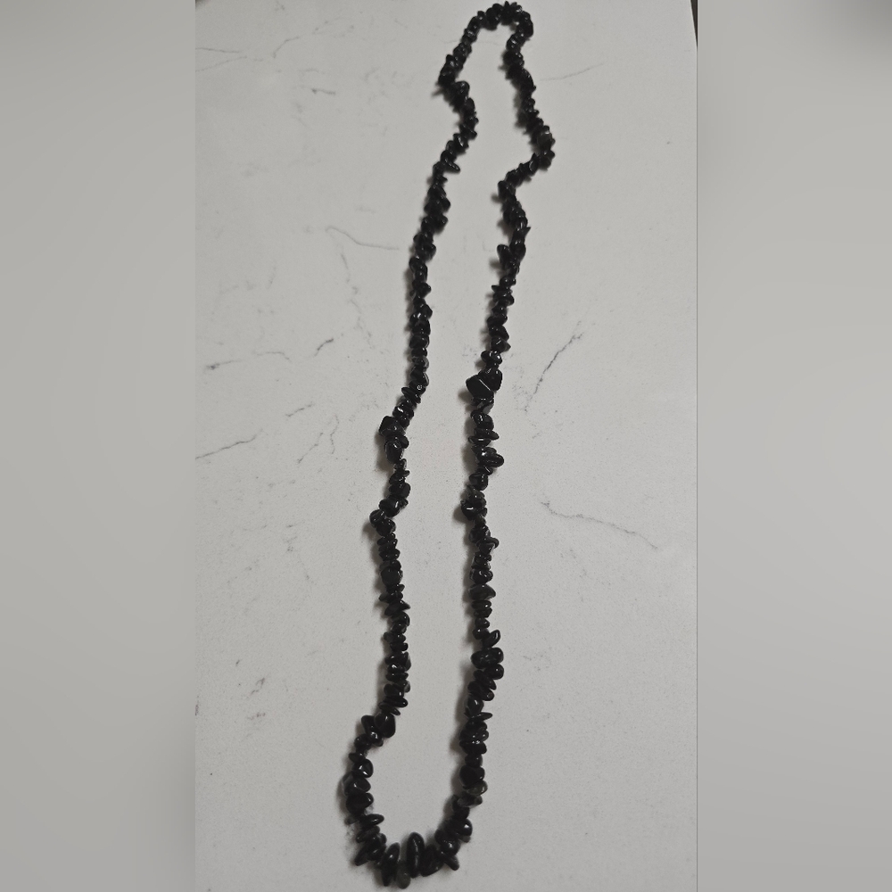 Obsidian 15.5" Necklace